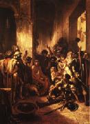 Alexandre Gabriel Decamps Christ at the Praetorium Sweden oil painting reproduction